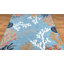 Tapis d'intérieur / extérieur bleu en polypropylène tissé à la machine Burgas-1873486221