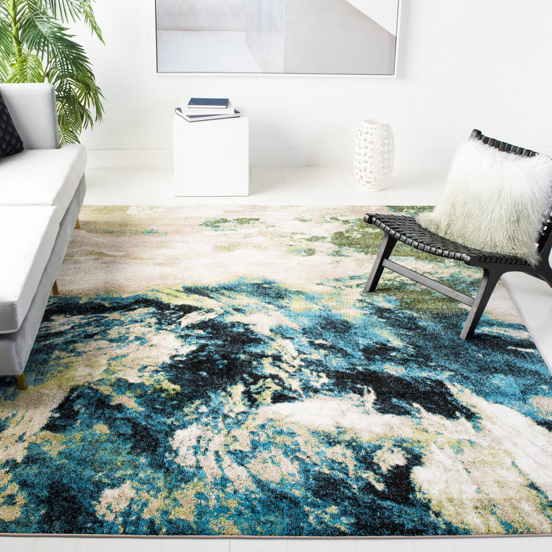 Dowlen Performance Abstract Rug, Rectangle 8' x 10'