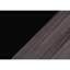 Table de bout à trois niveaux pour la chambre à coucher - stratifié noir et gris avec 6 tablettes ouvertes pour le salon, design