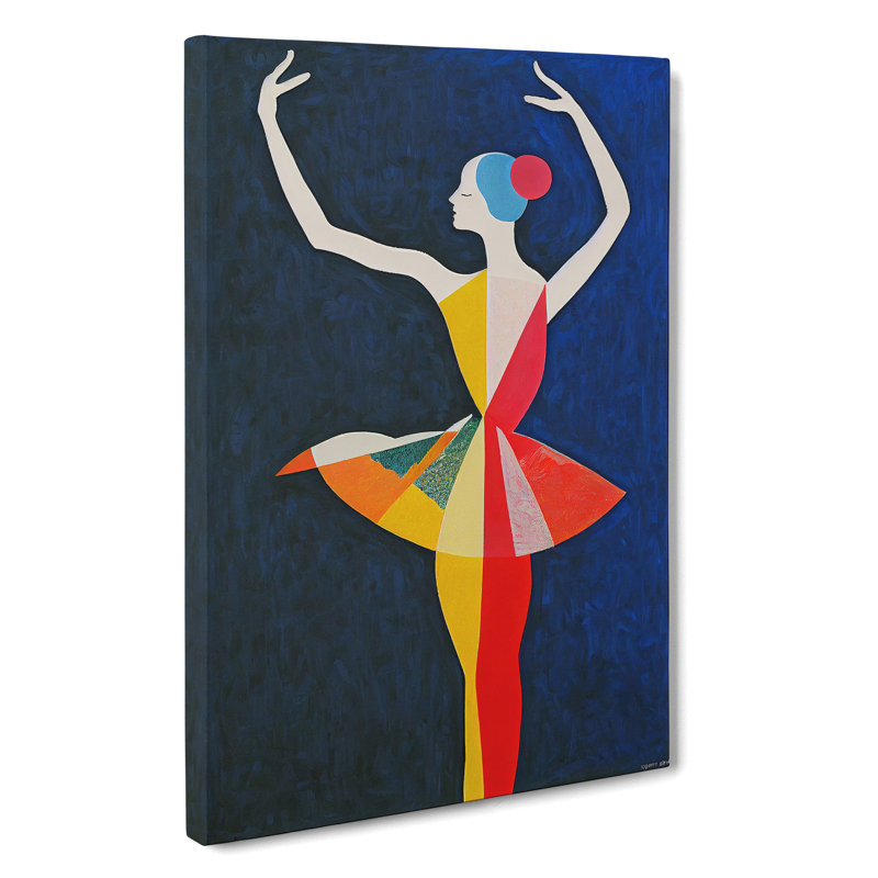 Wonderful Ballerina - Wrapped Canvas, 50cm H x 35cm W x 3cm D
