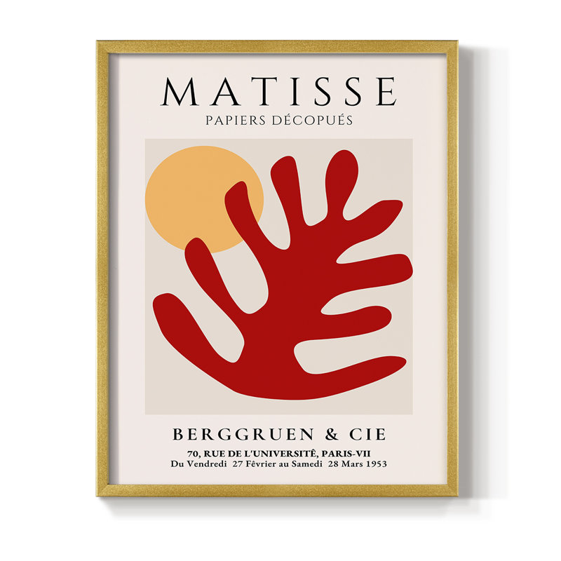 Matisse CLXX Framed Print - Solid Wood