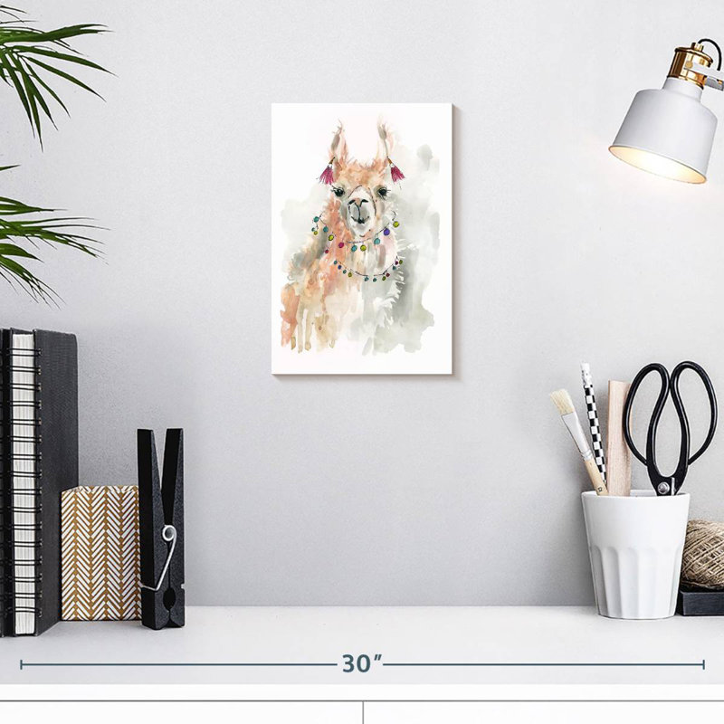 Brampt Llama Drama I, 12" H x 8" W