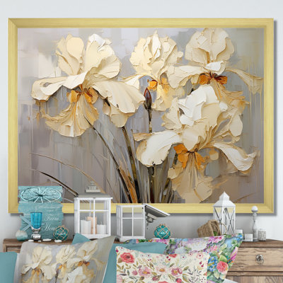 " Golden Serenade Of Irises "