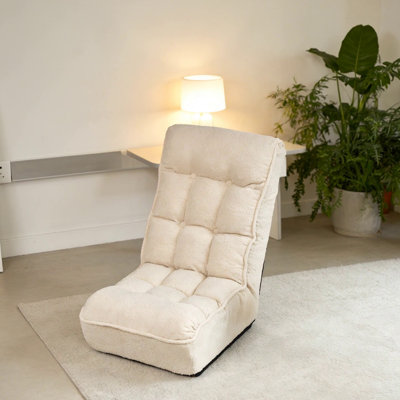 Adjustable Japanese Tatami Reclining Chair For Balcony And Leisure, Perfect For Relaxation And Space Saving
