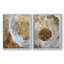 ABSTRACT Series Cxxvii - reproduction encadrée de qualité supérieure - prête à être accrochée - aucun clou requis - aucun clou requis-1446853446-1446853444
