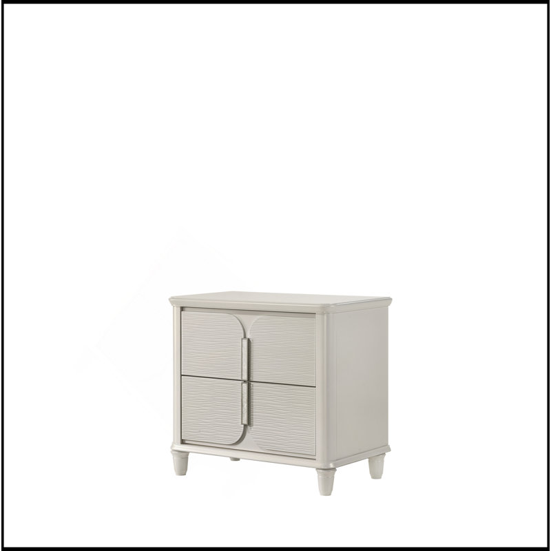 Pearl White Finish Nightstand