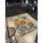 Multi-Colored Abstract Floral and Rose Patterned Modern Decorative Rug-753788324