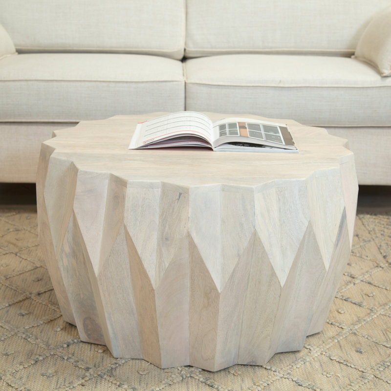 Chantel Coffee Table-Whitewash