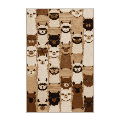  Tapis lavable en alpaga