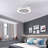 20'' Flush Mount Dimmable Ceiling Fan