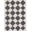 Tapis blanc / gris foncé à motif géométrique Utgard-1141172376