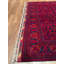 Tapis en laine et coton rouge noué à la main Original