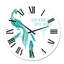 Horloge murale traditionnelle Mystic Mint Bird You Were Born With Wings-60281326