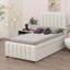 Lit plateforme tapissier avec lit gigogne et 3 tiroirs-1617021606