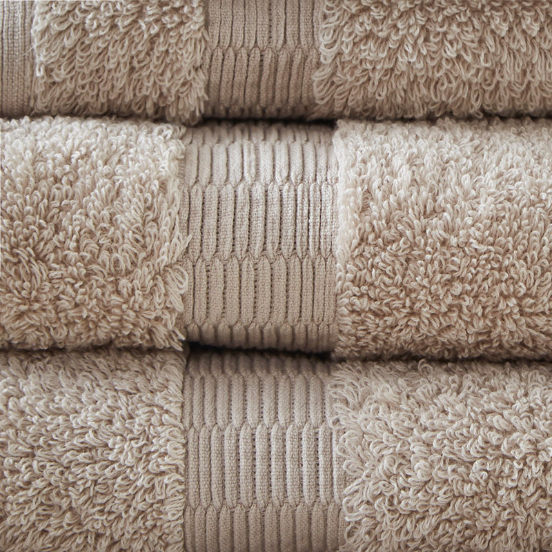 Egyptian Cotton 6 Piece Towel Set, Sand