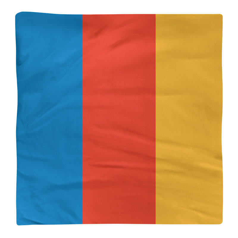 Serviette pour dîner de basket Oklahoma City, l 22 po x L 22 po, Bleu basketball / basketball / jaune, Polyester