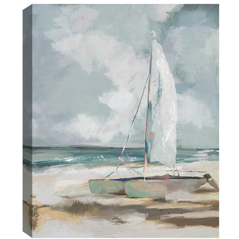 " Windblown " Painting Print, 28" H x 22" W x 1.5" D