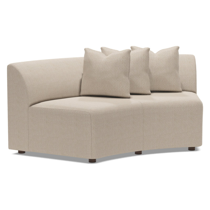 Alston Armless Curved Sofa, 2716-11