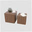 Ensemble de 2 tables basses en MDF Polimice-831384610