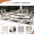Acacia Patio Chair With Cushions (Set Of 2)