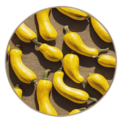  Tapis jaune lavable et lavable