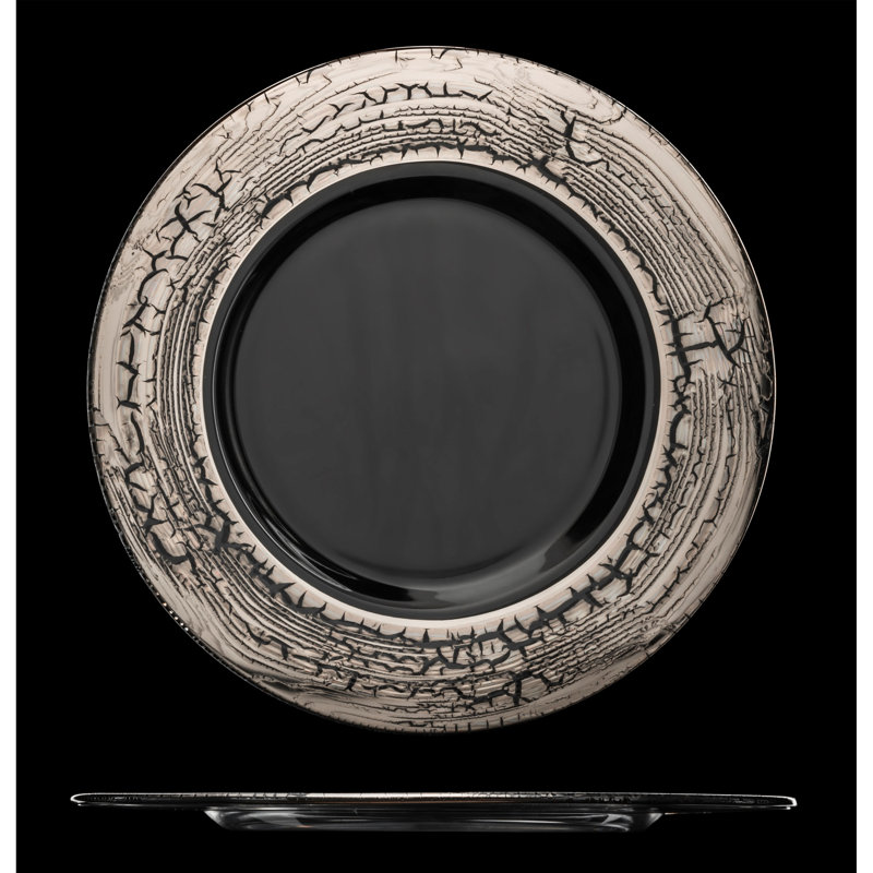 Avissmael 32cm Glass, Silberfarben