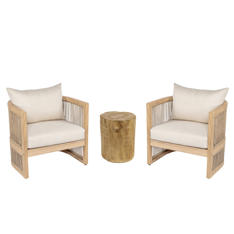 Fauteuil club d'extérieur 2 pièces Sandmere, 2