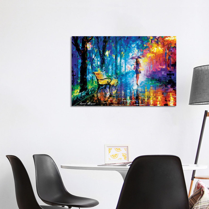 The Light of the Night 1 Piece Painting on Canvas, 101.6 cm H x 66.04 cm W, Classic Brown Wood Framed Canvas