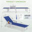 Chaise longue inclinable d'extérieur en textile PEHD (lot de 4)-1516288519-1516288522