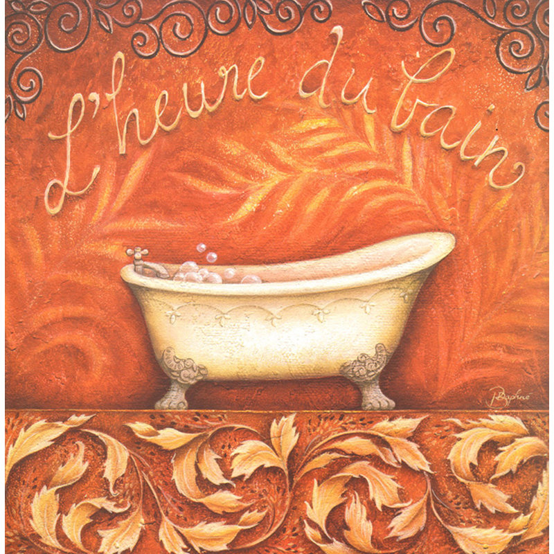 l'Heure du Bain, H 37 po x l 36 po