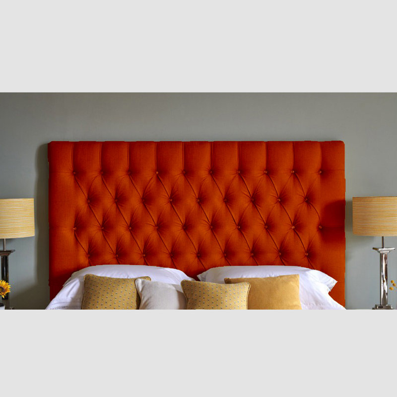 Carthy Upholstered Headboard, Single (3'), Red