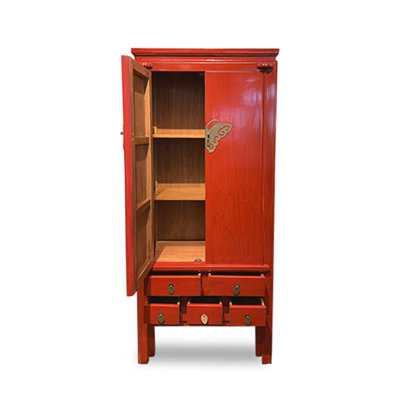 Armoire haute Butterfly - rouge