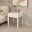 Table de chevet avec tiroir festonné, table de chevet moderne, petite table d'appoint avec tiroir de rangement pour la chambre à coucher