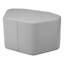 Upholstered Petal Ottoman 18" Height-101545408