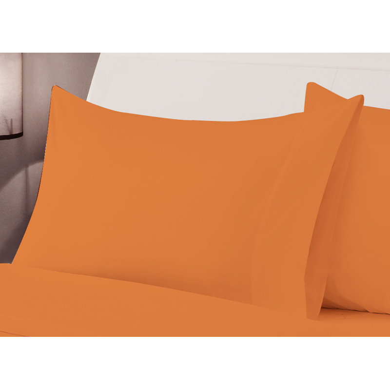 Ensemble de draps en microfibre Billie, Simple TG, Orange