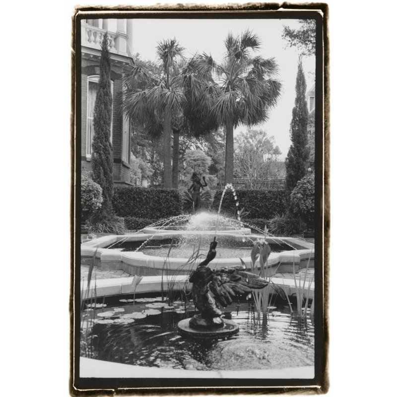 Garden Fountain II by Laura DeNardo - Wrapped Canvas Print, 46cm H x 30cm W