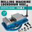 80MM Heavy Duty Milling Vise Bench Clamp Vise High Precision Clamping Vise 3 Inch Jaw Width with 360 Degree Swiveling Base CNC Vise