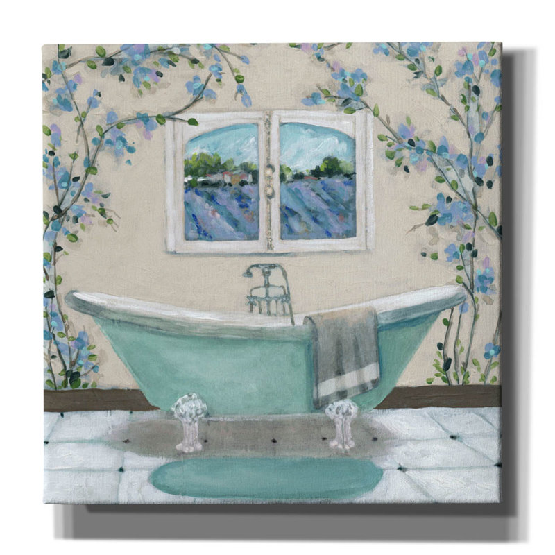 «Tuscany Bath I» par Carol Robinson, H 12 po x l 12 po x P 0,75 po