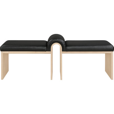 Delphine Vegan Leather Bench