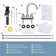 Centerset 2-handle Bathroom Faucet with Drain Assembly