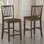 Chaise de comptoir en bois massif Joplin