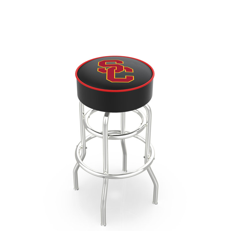 NCAA Swivel Bar & Counter Stool, Counter Stool (25" Seat Height), Southern Cal