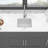 White Granite Composite Undermount Quartz Kitchen Sink | Gift Idea