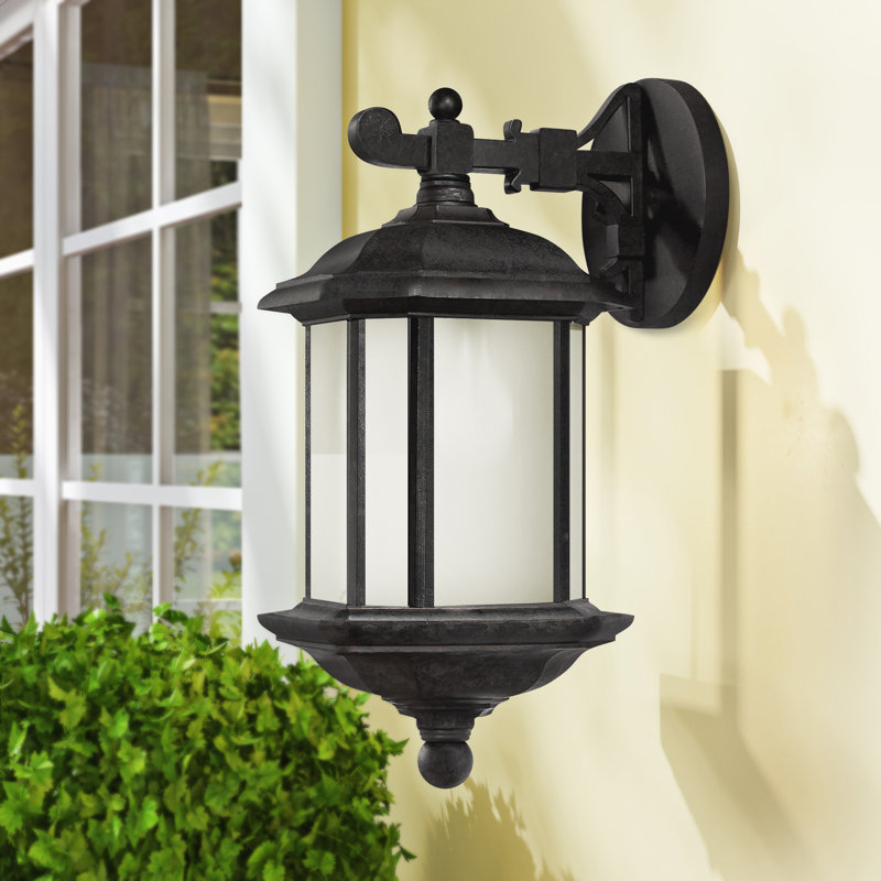 Kent One Light Outdoor Wall Lantern from Generation Lighting , Oxford Bronze, No