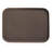 Rectangular Restaurant Grade Non-Slip Tray With Rubber Lined Plastic
