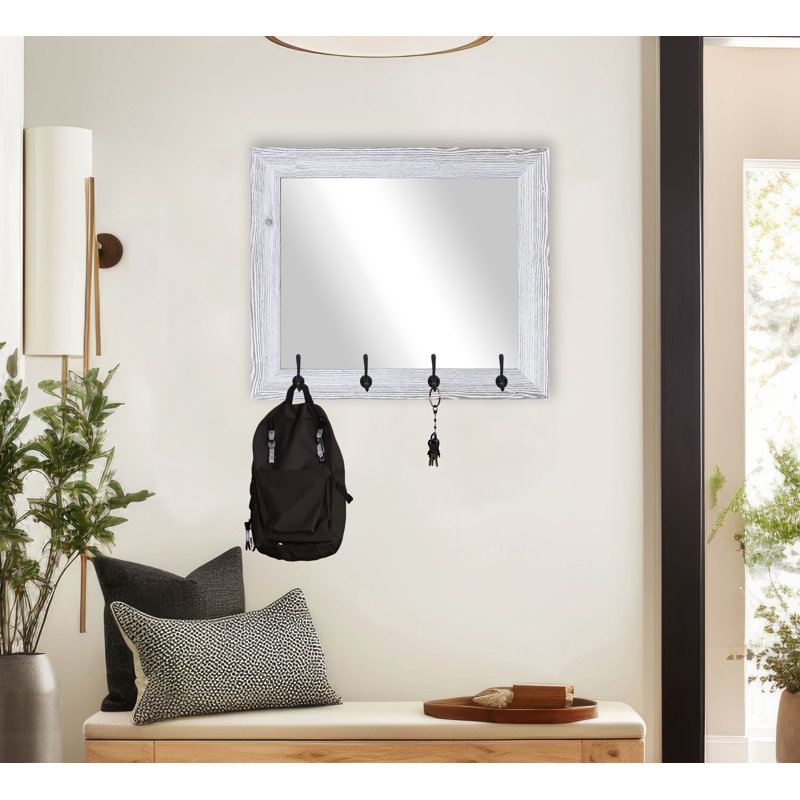 Bonieta Engineered Wood Flat Wall Mirror
