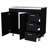 2-Door 3-Drawer Kitchen Cabinet