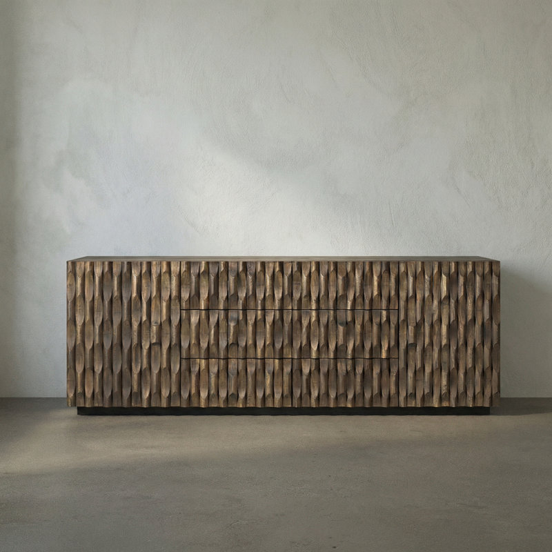 Alameda 81.5'' W Solid Wood Sideboard