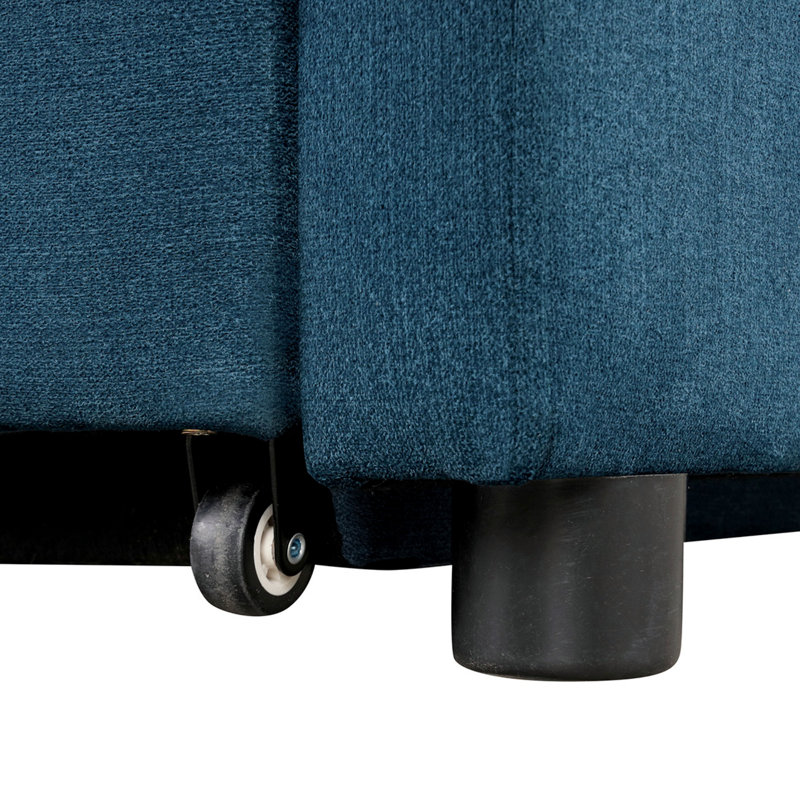 Fauteuil convertible 1pc, Bleu
