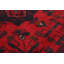 Tapis de zone en laine rouge 4 pi 2 po x 6 pi 4 po à la main one-of-kind-noué la 2010s esari turque Allaina